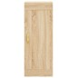 vidaXL Aparador de madera contrachapada roble Sonoma 34,5x34x180 cm vidaXL Aparador de madera contrachapada roble Sonoma 34,5x34x180 cm