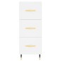 vidaXL Aparador alto madera contrachapada blanco 34,5x34x180 cm vidaXL Aparador alto madera contrachapada blanco 34,5x34x180 cm