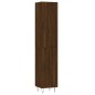 vidaXL Aparador alto madera contrachapada roble marrón 34,5x34x180 cm vidaXL Aparador alto madera contrachapada roble marrón 34,5x34x180 cm