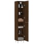 vidaXL Aparador alto madera contrachapada roble marrón 34,5x34x180 cm vidaXL Aparador alto madera contrachapada roble marrón 34,5x34x180 cm