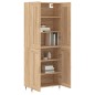 vidaXL Aparador alto madera contrachapada color roble 69,5x34x180 cm vidaXL Aparador alto madera contrachapada color roble 69,5x34x180 cm