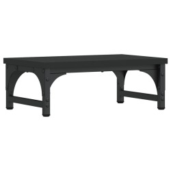 vidaXL Soporte para pantalla madera de ingeniería negro 37x23x14 cm