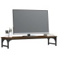 vidaXL Soporte de pantalla madera ingeniería marrón roble 85x23x15,5cm vidaXL Soporte de pantalla madera ingeniería marrón roble 85x23x15,5cm