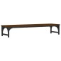 vidaXL Soporte de pantalla madera ingeniería marrón roble 85x23x15,5cm vidaXL Soporte de pantalla madera ingeniería marrón roble 85x23x15,5cm