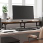 vidaXL Soporte pantalla madera ingeniería marrón roble 105x23x15,5 cm vidaXL Soporte pantalla madera ingeniería marrón roble 105x23x15,5 cm