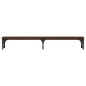 vidaXL Soporte pantalla madera ingeniería marrón roble 105x23x15,5 cm vidaXL Soporte pantalla madera ingeniería marrón roble 105x23x15,5 cm
