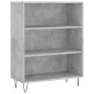 vidaXL Aparador alto madera contrachapada gris hormigón 69,5x34x180 cm vidaXL Aparador alto madera contrachapada gris hormigón 69,5x34x180 cm