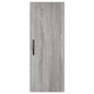 vidaXL Aparador alto madera contrachapada gris Sonoma 34,5x34x180 cm vidaXL Aparador alto madera contrachapada gris Sonoma 34,5x34x180 cm