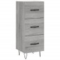 vidaXL Aparador alto madera contrachapada gris Sonoma 34,5x34x180 cm vidaXL Aparador alto madera contrachapada gris Sonoma 34,5x34x180 cm