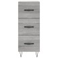 vidaXL Aparador alto madera contrachapada gris Sonoma 34,5x34x180 cm vidaXL Aparador alto madera contrachapada gris Sonoma 34,5x34x180 cm