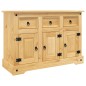 vidaXL Aparador Corona madera maciza pino mexicano 112x43x78 cm vidaXL Aparador Corona madera maciza pino mexicano 112x43x78 cm
