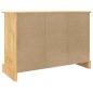vidaXL Aparador Corona madera maciza pino mexicano 112x43x78 cm vidaXL Aparador Corona madera maciza pino mexicano 112x43x78 cm