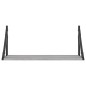 vidaXL Estantes pared 2 uds madera ingeniería gris Sonoma 60x25x25,5cm vidaXL Estantes pared 2 uds madera ingeniería gris Sonoma 60x25x25,5cm