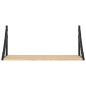 vidaXL Estantes pared 2uds madera ingeniería roble Sonoma 60x25x25,5cm vidaXL Estantes pared 2uds madera ingeniería roble Sonoma 60x25x25,5cm