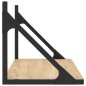 vidaXL Estantes pared 2uds madera ingeniería roble Sonoma 60x25x25,5cm vidaXL Estantes pared 2uds madera ingeniería roble Sonoma 60x25x25,5cm