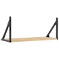 vidaXL Estantes pared 2uds madera ingeniería roble Sonoma 60x25x25,5cm vidaXL Estantes pared 2uds madera ingeniería roble Sonoma 60x25x25,5cm