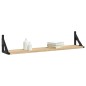 vidaXL Estantes pared 2uds madera ingeniería roble Sonoma 80x15x15,5cm vidaXL Estantes pared 2uds madera ingeniería roble Sonoma 80x15x15,5cm
