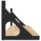 vidaXL Estantes pared 2uds madera ingeniería roble Sonoma 80x15x15,5cm vidaXL Estantes pared 2uds madera ingeniería roble Sonoma 80x15x15,5cm