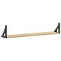 vidaXL Estantes pared 2uds madera ingeniería roble Sonoma 80x15x15,5cm vidaXL Estantes pared 2uds madera ingeniería roble Sonoma 80x15x15,5cm