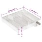 vidaXL Generador de humo frío 5 cámaras acero inoxidable 21 cm vidaXL Generador de humo frío 5 cámaras acero inoxidable 21 cm