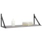 vidaXL Estantes pared 2 uds madera ingeniería gris Sonoma 80x25x25,5cm vidaXL Estantes pared 2 uds madera ingeniería gris Sonoma 80x25x25,5cm
