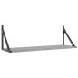 vidaXL Estantes pared 2 uds madera ingeniería gris Sonoma 80x25x25,5cm vidaXL Estantes pared 2 uds madera ingeniería gris Sonoma 80x25x25,5cm