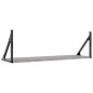 vidaXL Estantes pared 2 uds madera ingeniería gris Sonoma 80x25x25,5cm vidaXL Estantes pared 2 uds madera ingeniería gris Sonoma 80x25x25,5cm