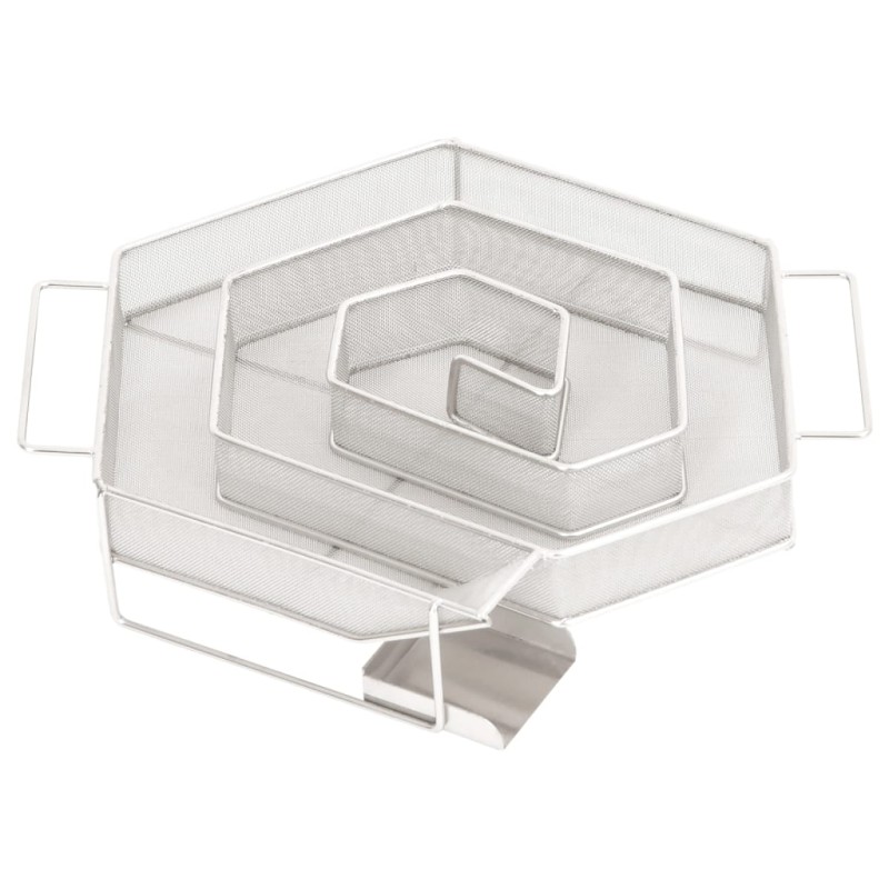 vidaXL Generador de humo frío redondo 6 lados acero inoxidable 22,5 cm vidaXL Generador de humo frío redondo 6 lados acero inoxidable 22,5 cm