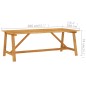 vidaXL Juego de comedor de jardín 7 piezas gris vidaXL Juego de comedor de jardín 7 piezas gris