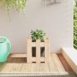vidaXL Jardinera con diseño de valla madera maciza de pino 30x30x30 cm vidaXL Jardinera con diseño de valla madera maciza de pino 30x30x30 cm