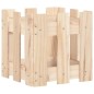 vidaXL Jardinera con diseño de valla madera maciza de pino 30x30x30 cm vidaXL Jardinera con diseño de valla madera maciza de pino 30x30x30 cm