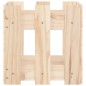 vidaXL Jardinera con diseño de valla madera maciza de pino 30x30x30 cm vidaXL Jardinera con diseño de valla madera maciza de pino 30x30x30 cm