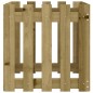 vidaXL Jardinera diseño de valla madera de pino impregnada 50x50x50 cm vidaXL Jardinera diseño de valla madera de pino impregnada 50x50x50 cm