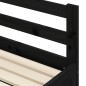 vidaXL Sofá cama nido madera maciza de pino negro 90x200 cm vidaXL Sofá cama nido madera maciza de pino negro 90x200 cm