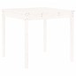 vidaXL Juego de comedor de jardín 5 piezas madera maciza pino blanco vidaXL Juego de comedor de jardín 5 piezas madera maciza pino blanco