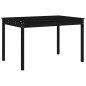 vidaXL Juego de comedor de jardín 5 piezas madera maciza pino negro vidaXL Juego de comedor de jardín 5 piezas madera maciza pino negro