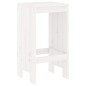 vidaXL Set de mesa y taburetes altos jardín 7 pzas madera pino blanco vidaXL Set de mesa y taburetes altos jardín 7 pzas madera pino blanco