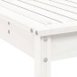 vidaXL Set de mesa y taburetes altos jardín 7 pzas madera pino blanco vidaXL Set de mesa y taburetes altos jardín 7 pzas madera pino blanco
