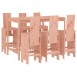 vidaXL Juego de muebles de jardín 7 pzas madera maciza abeto Douglas vidaXL Juego de muebles de jardín 7 pzas madera maciza abeto Douglas