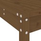 vidaXL Mesa y taburetes altos de jardín 7 pzas madera pino marrón miel vidaXL Mesa y taburetes altos de jardín 7 pzas madera pino marrón miel