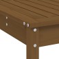 vidaXL Mesa y taburetes altos de jardín 7 pzas madera pino marrón miel vidaXL Mesa y taburetes altos de jardín 7 pzas madera pino marrón miel