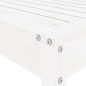 vidaXL Set de mesa y taburetes altos jardín 5 pzas madera pino blanco vidaXL Set de mesa y taburetes altos jardín 5 pzas madera pino blanco