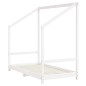 vidaXL Estructura de cama de niños madera de pino blanco 2x(80x160) cm vidaXL Estructura de cama de niños madera de pino blanco 2x(80x160) cm