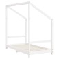 vidaXL Estructura de cama de niños madera de pino blanco 2x(80x160) cm vidaXL Estructura de cama de niños madera de pino blanco 2x(80x160) cm