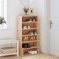 vidaXL Mueble zapatero de madera maciza de pino 52x30x104 cm vidaXL Mueble zapatero de madera maciza de pino 52x30x104 cm