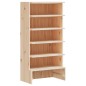 vidaXL Mueble zapatero de madera maciza de pino 52x30x104 cm vidaXL Mueble zapatero de madera maciza de pino 52x30x104 cm