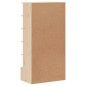 vidaXL Mueble zapatero de madera maciza de pino 52x30x104 cm vidaXL Mueble zapatero de madera maciza de pino 52x30x104 cm