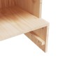 vidaXL Mueble zapatero de madera maciza de pino 52x30x104 cm vidaXL Mueble zapatero de madera maciza de pino 52x30x104 cm