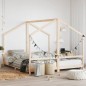 vidaXL Estructura de cama de niños madera maciza de pino 2x(90x200) cm vidaXL Estructura de cama de niños madera maciza de pino 2x(90x200) cm