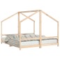 vidaXL Estructura de cama de niños madera maciza de pino 2x(90x200) cm vidaXL Estructura de cama de niños madera maciza de pino 2x(90x200) cm